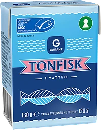 Tonfisk i Tetra Vatten