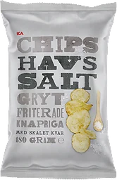 Chips Havssalt Grytfriterade