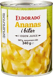 Ananas Bitar i Egen Juice