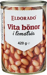 Vita Bönor i Tomatsås