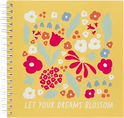 Spiralblock Blossom Kvadrat