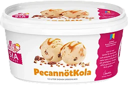 Gräddglass Pecannötkola