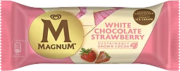 Glass White chocolate strawberry 1-p