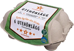 Ägg 6-pack M/L Frigående utomhus