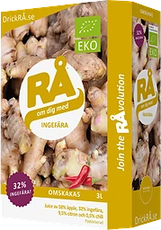 Råsaft Juice Ingefära Bag-In-Box Ekologisk