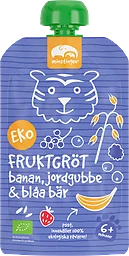 Fruktgröt Banan Jordgubb Från 6 Månader
