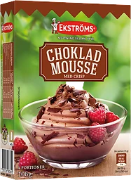 Chokladmousse med crisp