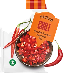 Chili Hackad