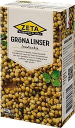 Gröna linser 480g