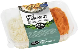 Korvstroganoff med Ris