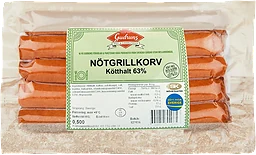 Nötgrillkorv Alspånsrökt 10-pack
