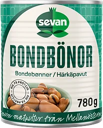 Bondbönor Stora Bruna