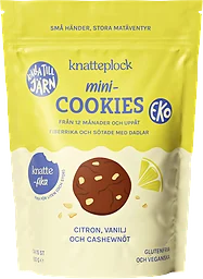 Minicookies - Citron,vanilj, cashewnöt GF 1år