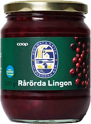 Rårörda lingon