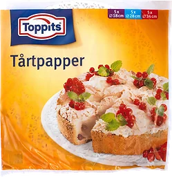Tårtpapper Rund 15-p