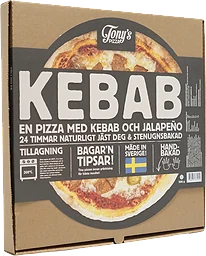 Kebab Pizza Fryst