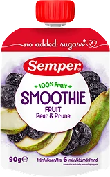 Smoothie Katrinplommon & Päron Från 6m