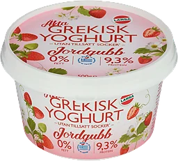 Yoghurt Äkta Grekisk Jordgubb 0%