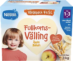 Fullkornsvälling Äpple & banan 1-3 År