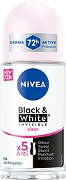 Deodorant Roll On 72h Black & White Original anti-stain