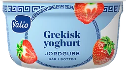 Jordgubb Bär i Botten Grekisk Yoghurt