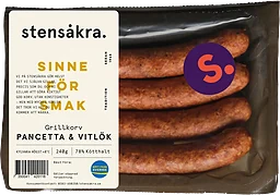 Grillkorv Pancetta och Vitlök 78% kötthalt