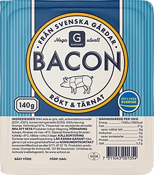 Bacon Rökt & Tärnat