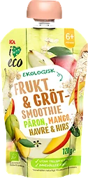 Frukt & grötsmoothie päron & mango från 6m