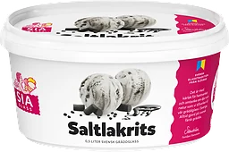 Gräddglass Saltlakrits