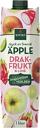Juice Äpplen Drakfrukt och Lime