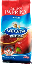 Paprikapulver Röd Söt Malen Vegeta
