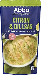 Citron & Dill Sås Ugnsbakad Fisk