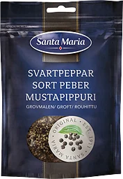 Svartpeppar Grovmalen Påse