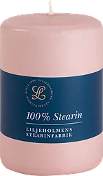 Blockljus 10Cm Dimrosa