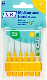 0,7mm Mellanrumsborste 6-p