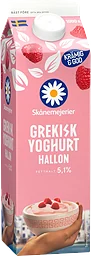 Grekisk Yoghurt Hallon 5.1%