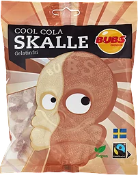 Cool cola skalle Gelatinfri vegansk Godis