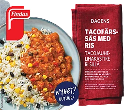 Tacofärssås med Ris