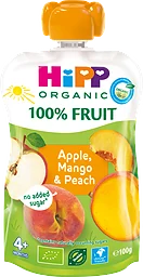 Smoothie Äpple, mango & persika 4 Mån Eko
