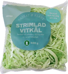 Vitkål Strimlad