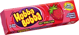 Tuggummi Seriously jordgubb 5-p Hubba Bubba