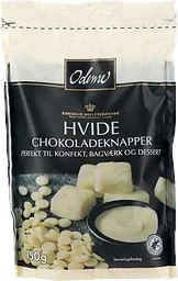 Chokladknappar Vit