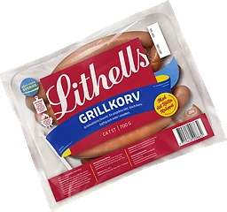 Grillkorv med skinn