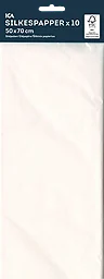 Silkespapper vit, 10 ark