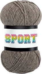 Garn Sport Ljusgrå