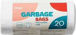 Avfallspåse Vit 20 liter 25-pack