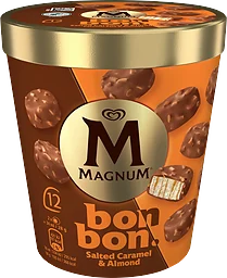 Glass Bonbon salted caramel & almond