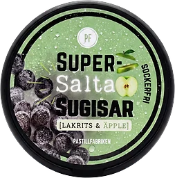 Pastiller Supersalta Sugisar Lakrits & Äpple
