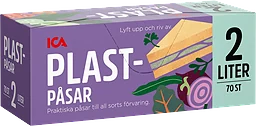 Plastpåsar 2l 70-p