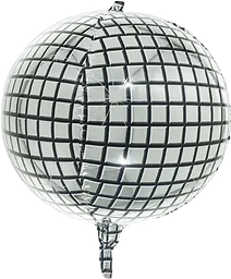Folieballong Discokula 60cm
